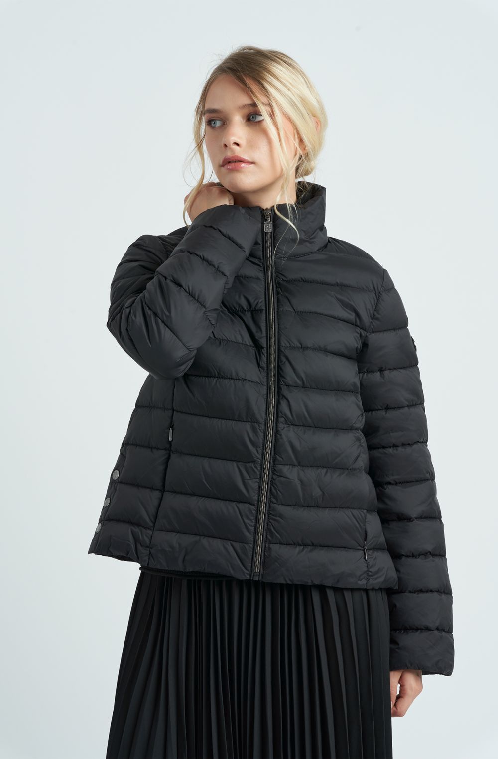 Giacca trapuntata da donna in nylon