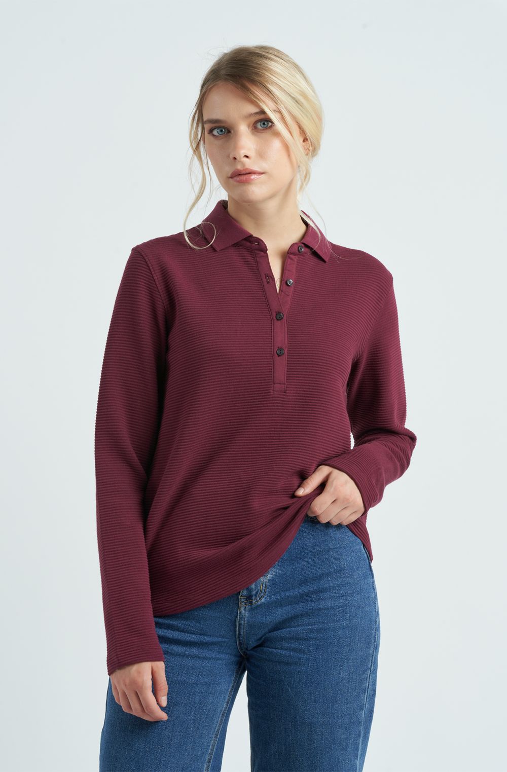 Polo da donna in cotone