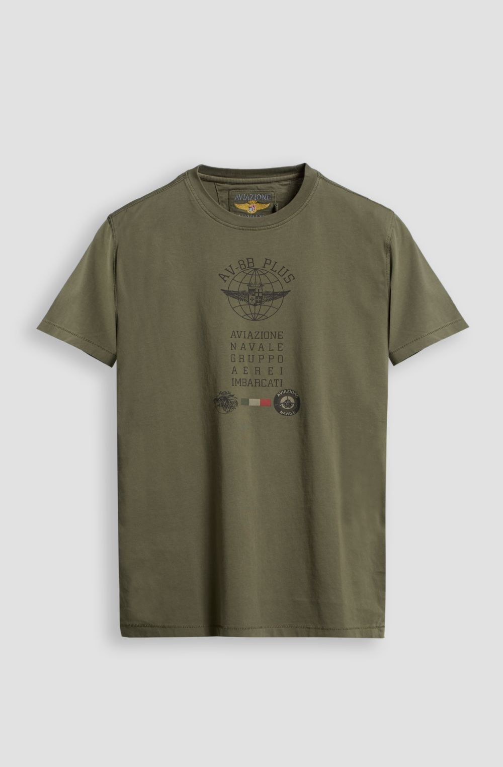 T-shirt da uomo Aviazione Navale in cotone