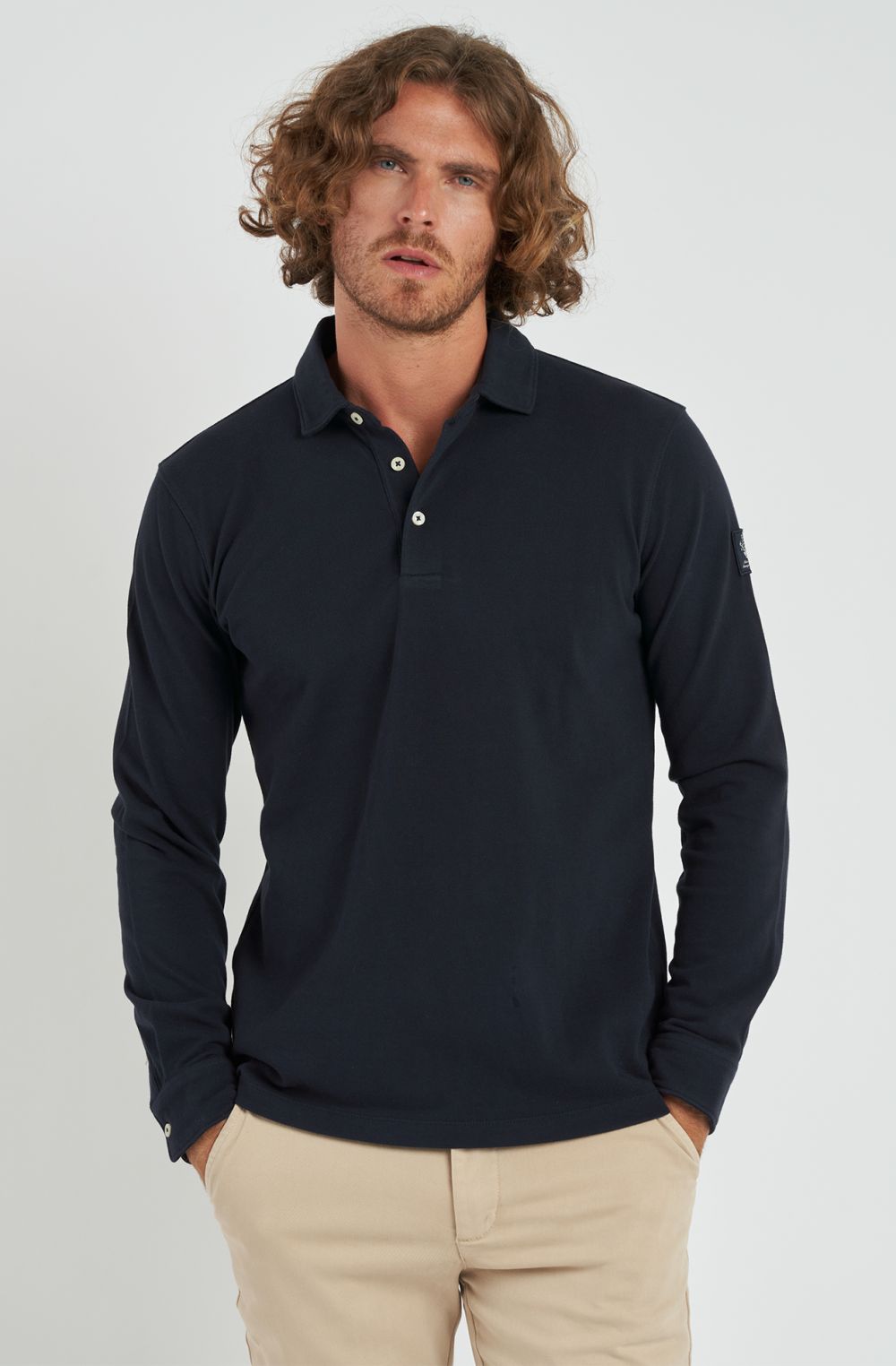 Polo da uomo Amerigo Vespucci in cotone piquet