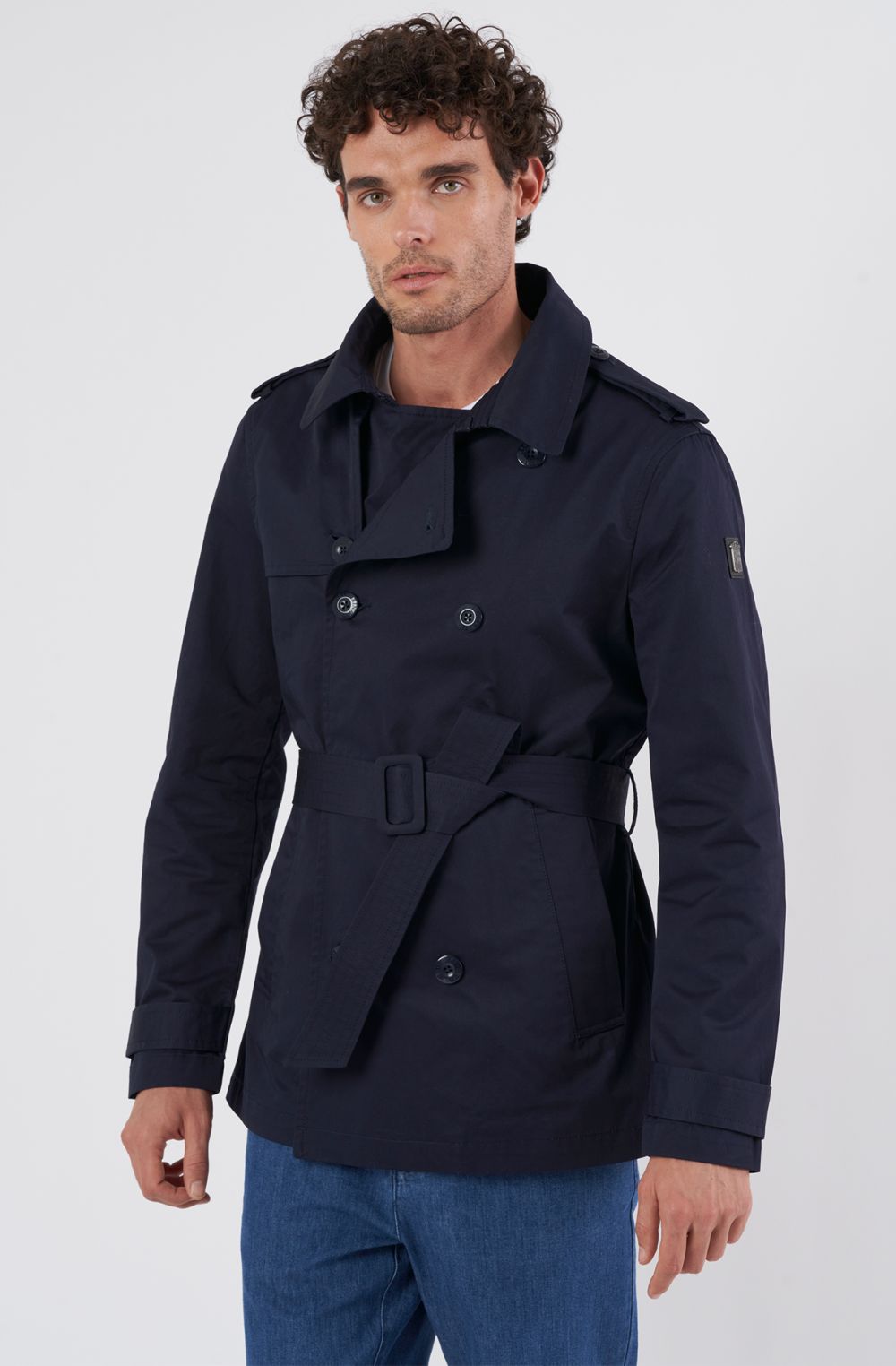 Peacoat uomo in cotone