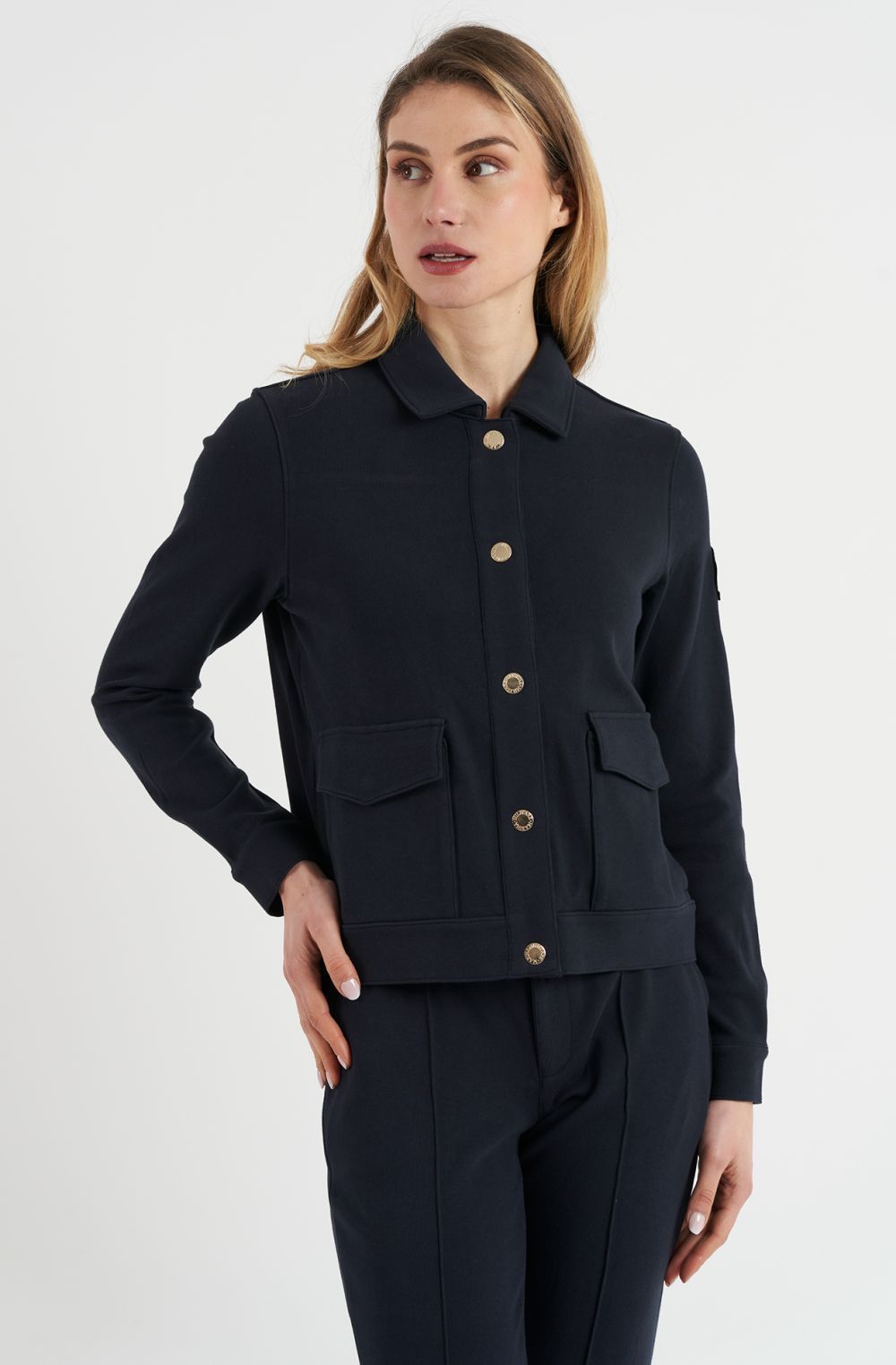 Felpa donna Amerigo Vespucci in misto cotone