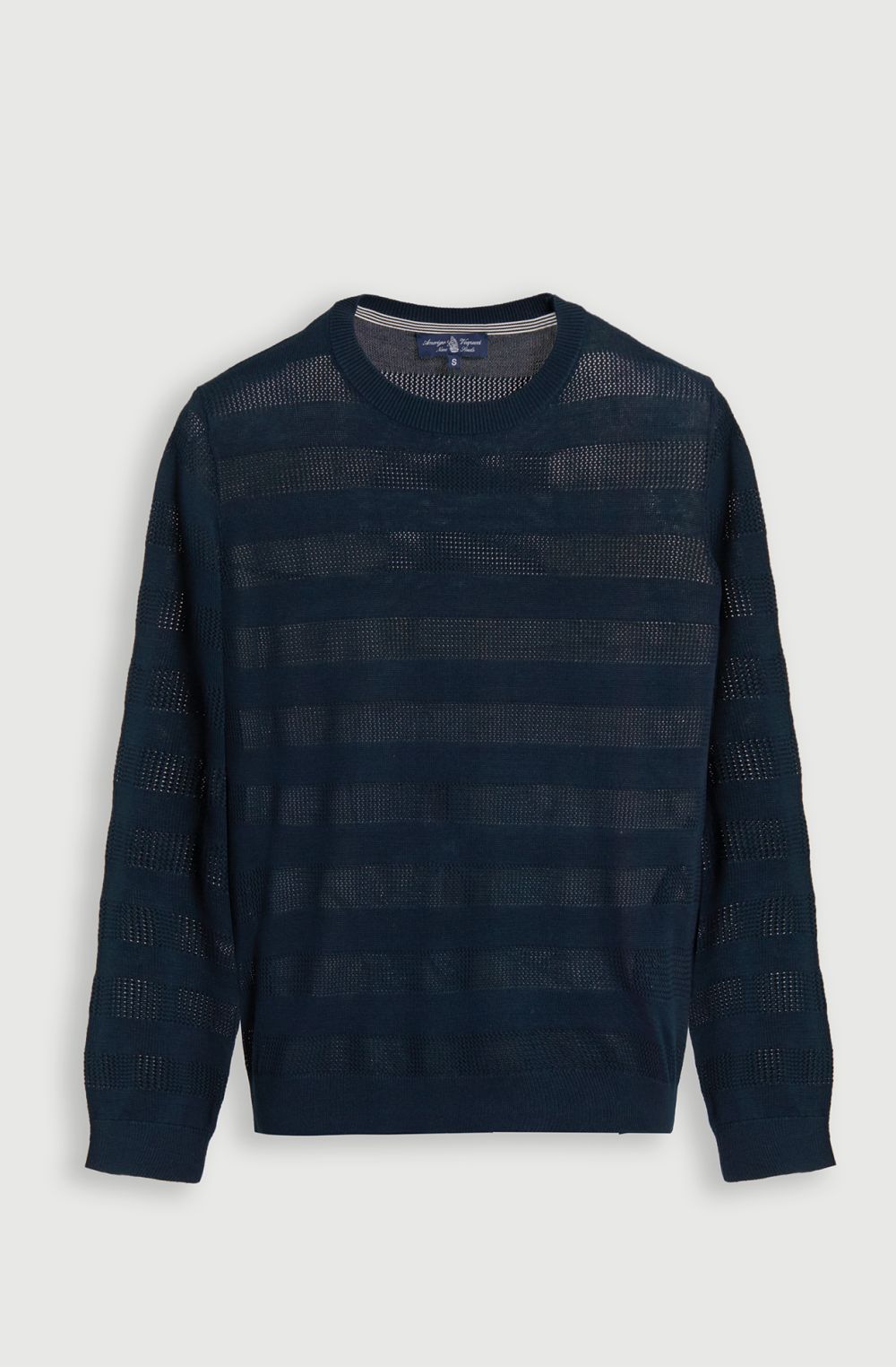Maglia donna Amerigo Vespucci in cotone con girocollo in costina