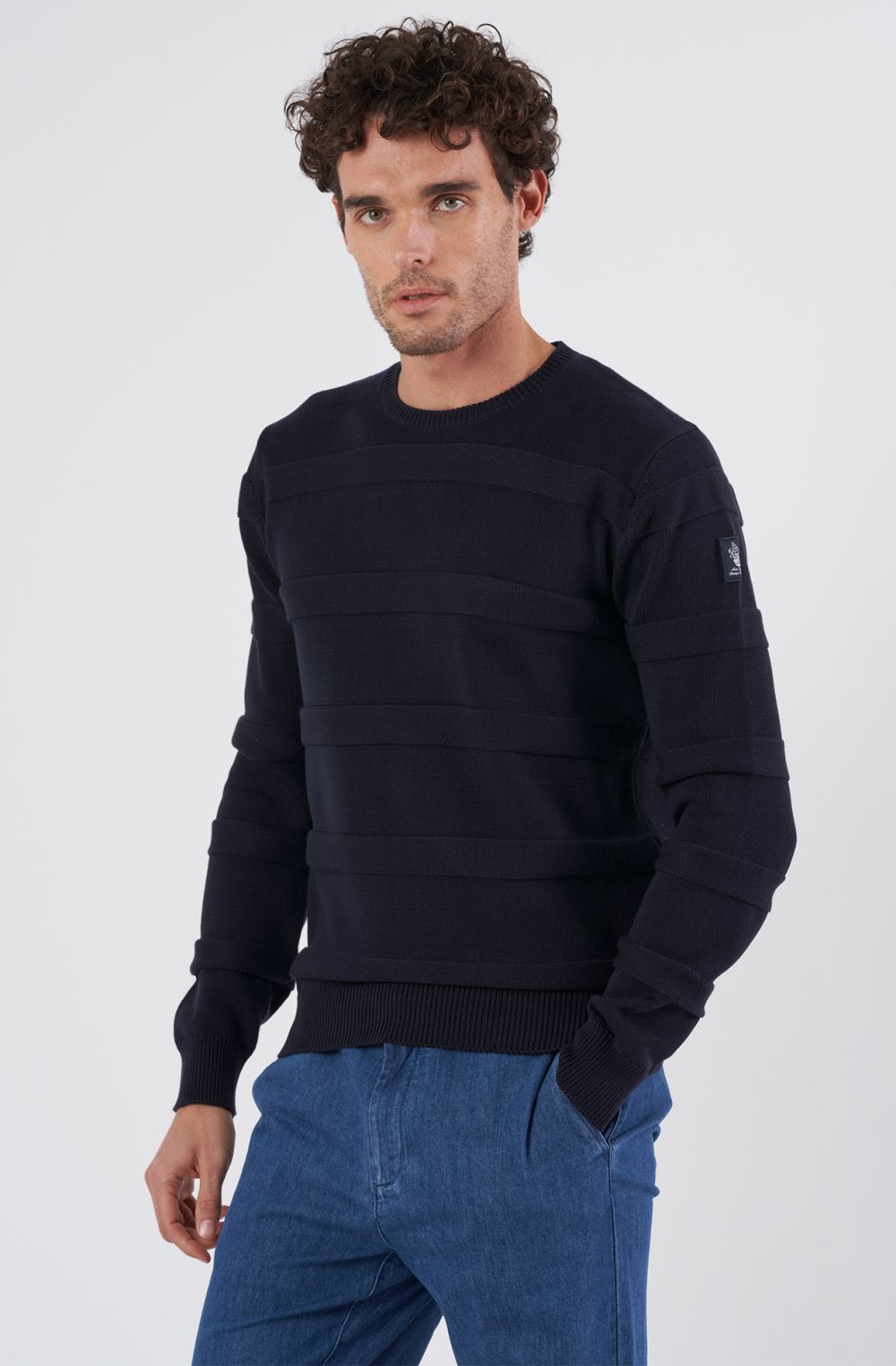 Maglia uomo Amerigo Vespucci in cotone lavorato