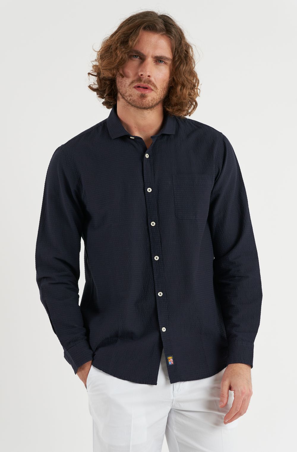 Camicia uomo in misto cotone