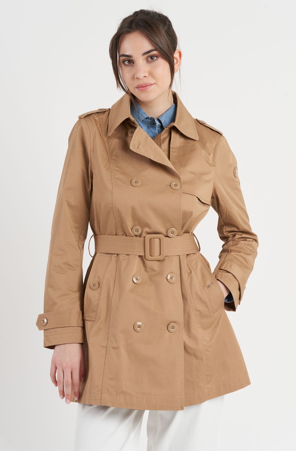 Peacoat donna in cotone