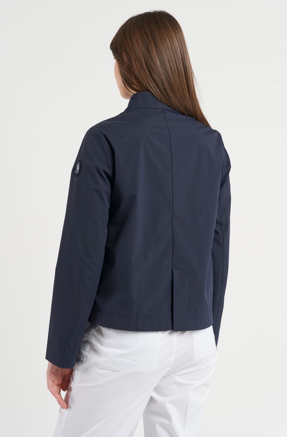 Women’s Amerigo Vespucci Raincoat with Mandarin Collar