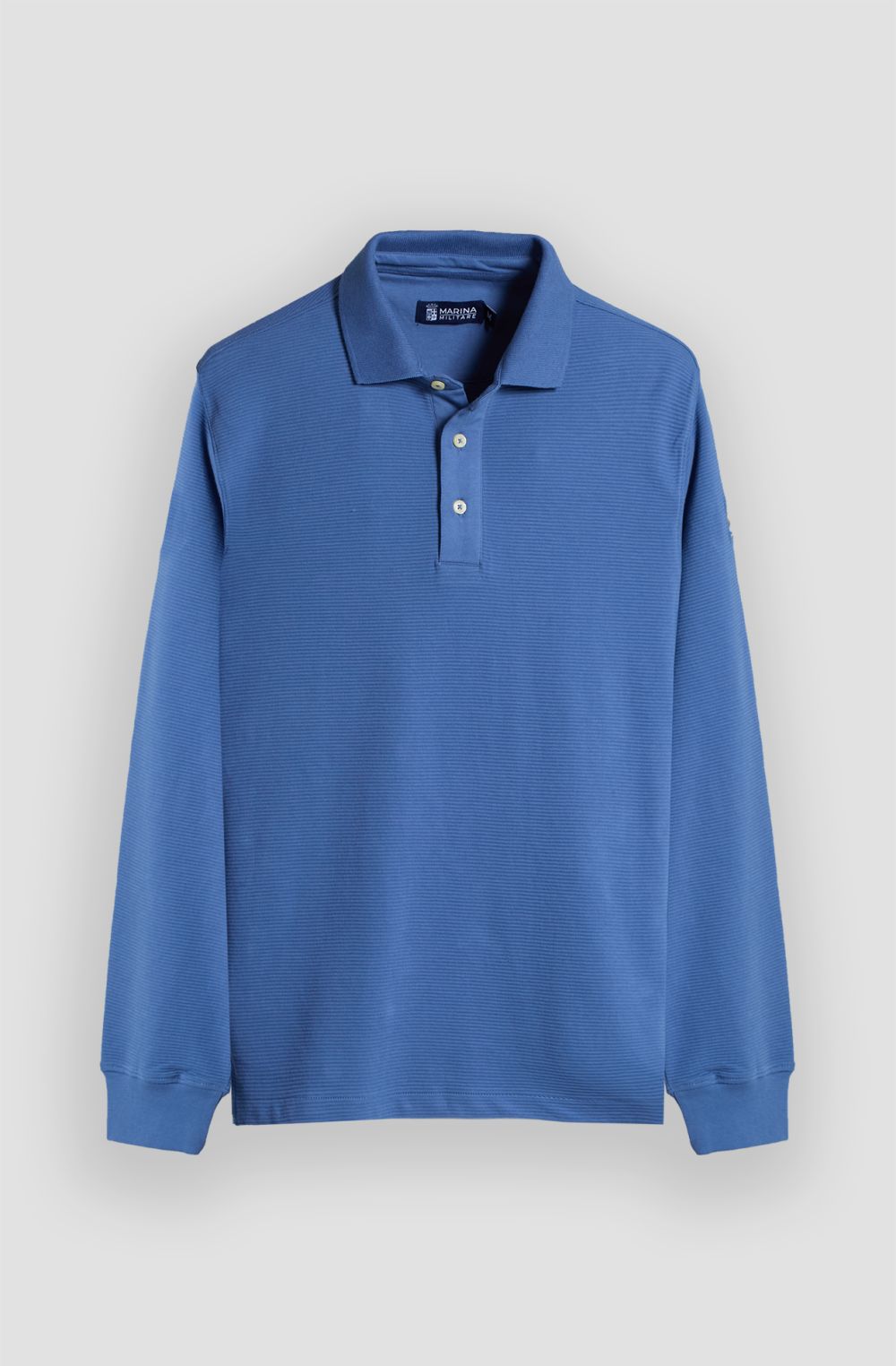 Polo uomo con logo ricamato multicolor