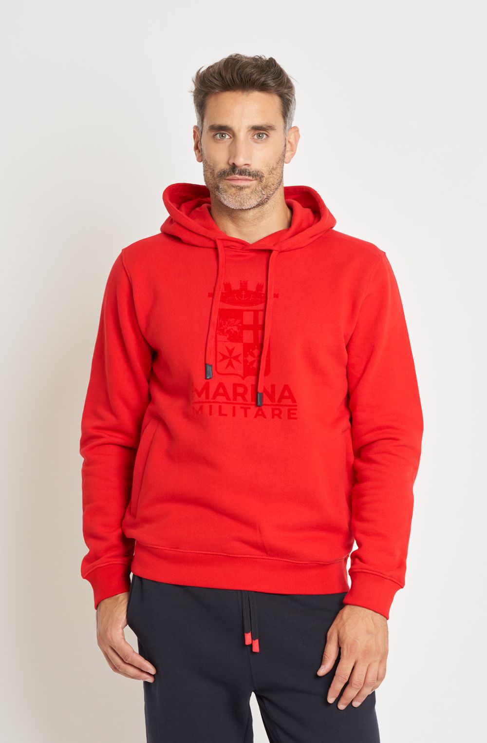 Felpa chiusa uomo con cappuccio
