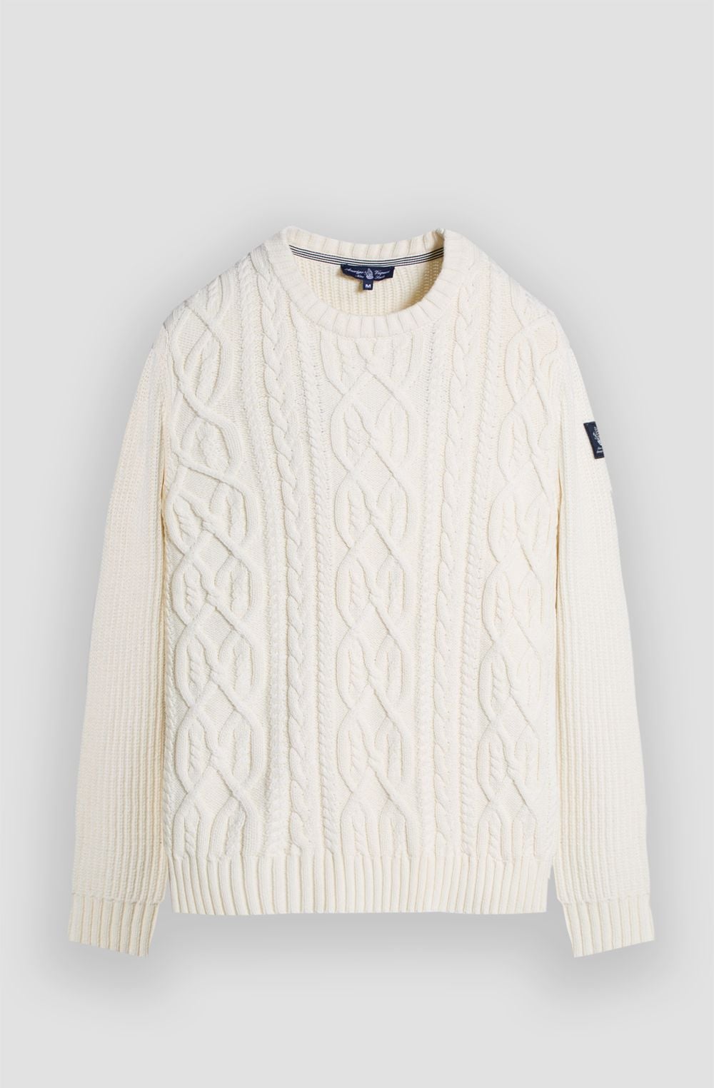 Maglia girocollo uomo Amerigo Vespucci a trecce