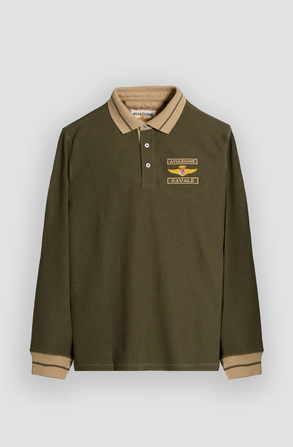 Polo uomo Aviazione Navale patch sul cuore