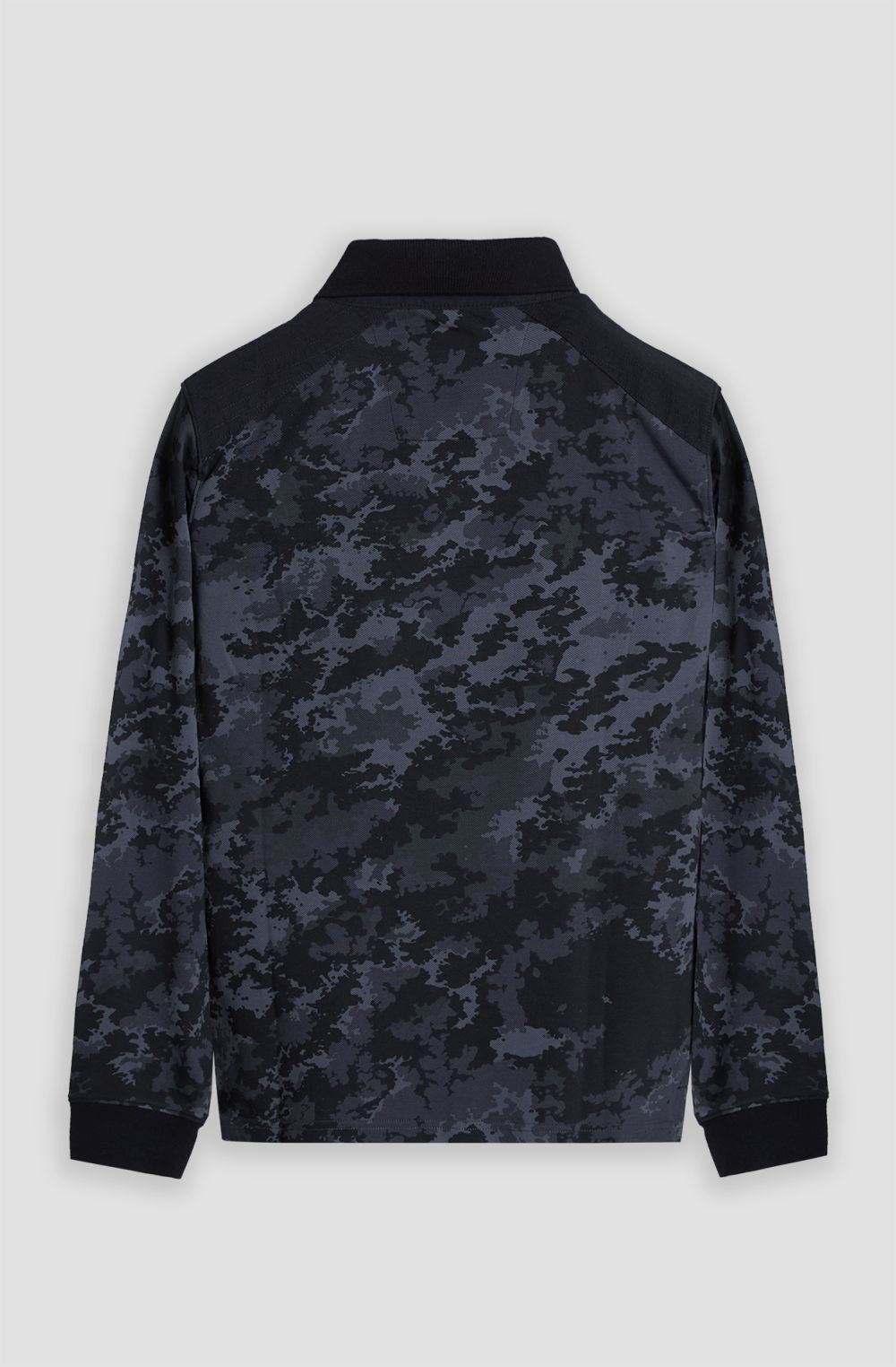 Aviazione Navale men's long-sleeve camouflage polo shirt