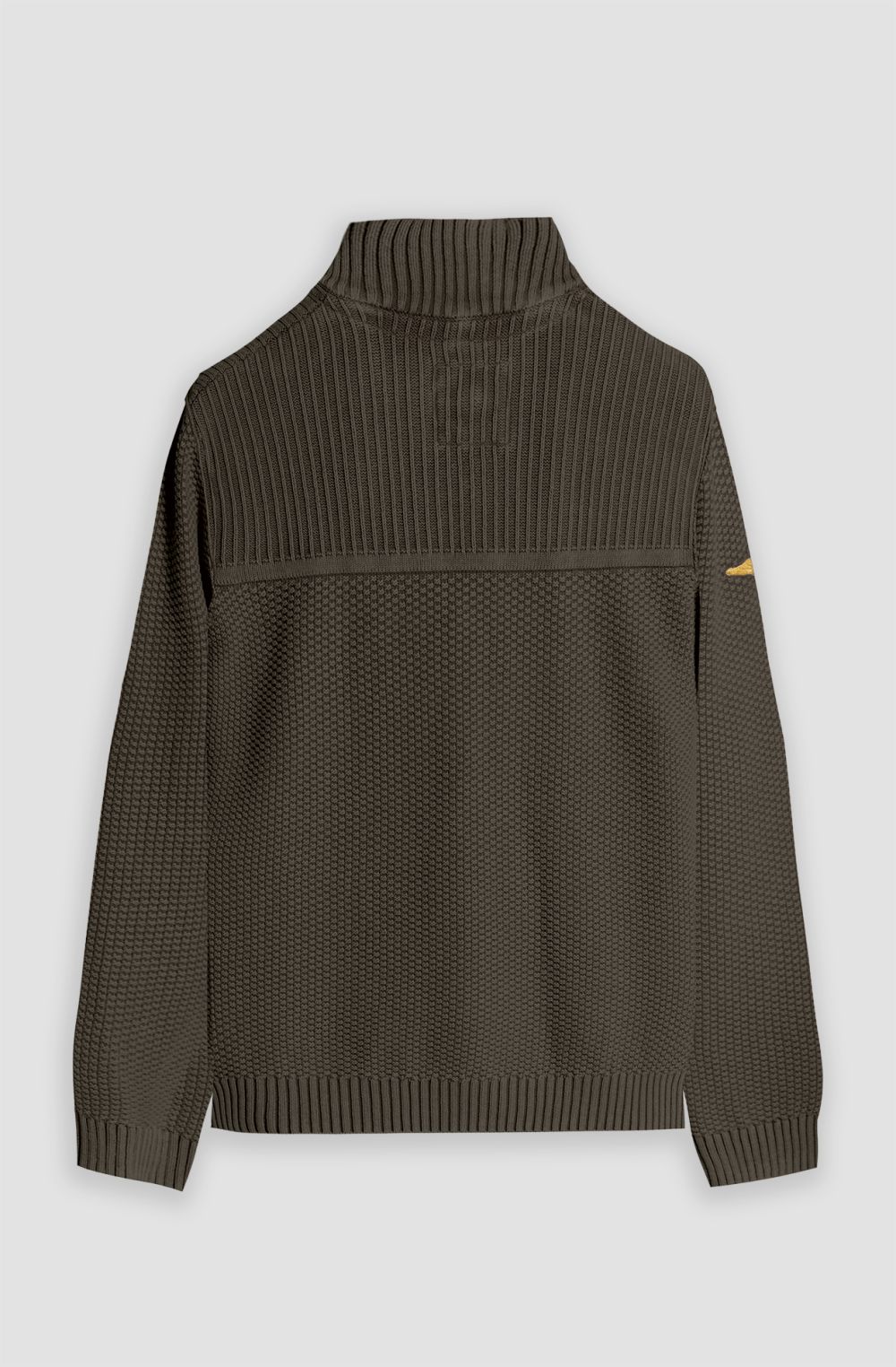 Aviazione Navale men's full-zip sweater in brushed cotton