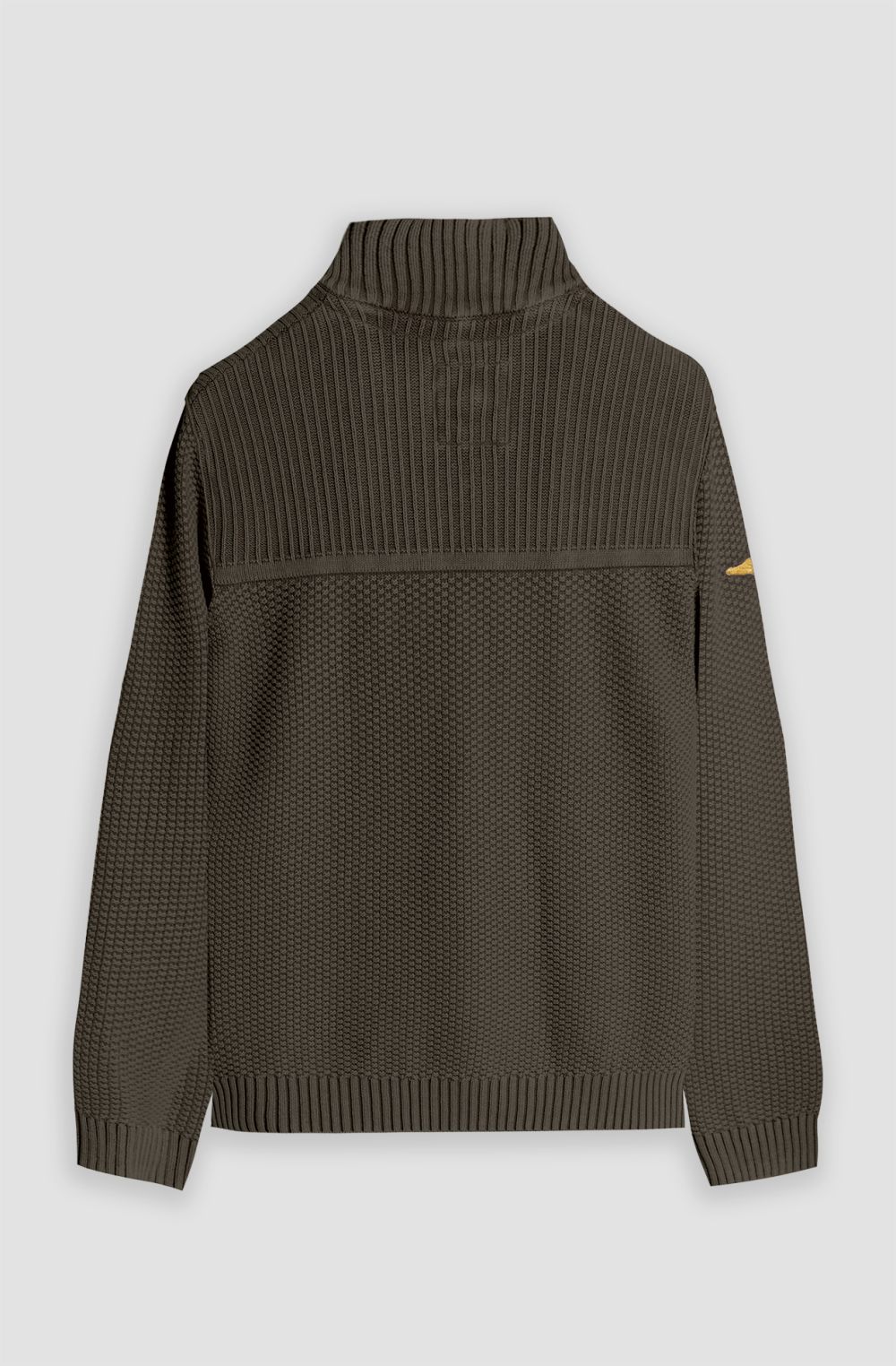 Aviazione Navale men's full-zip sweater in brushed cotton