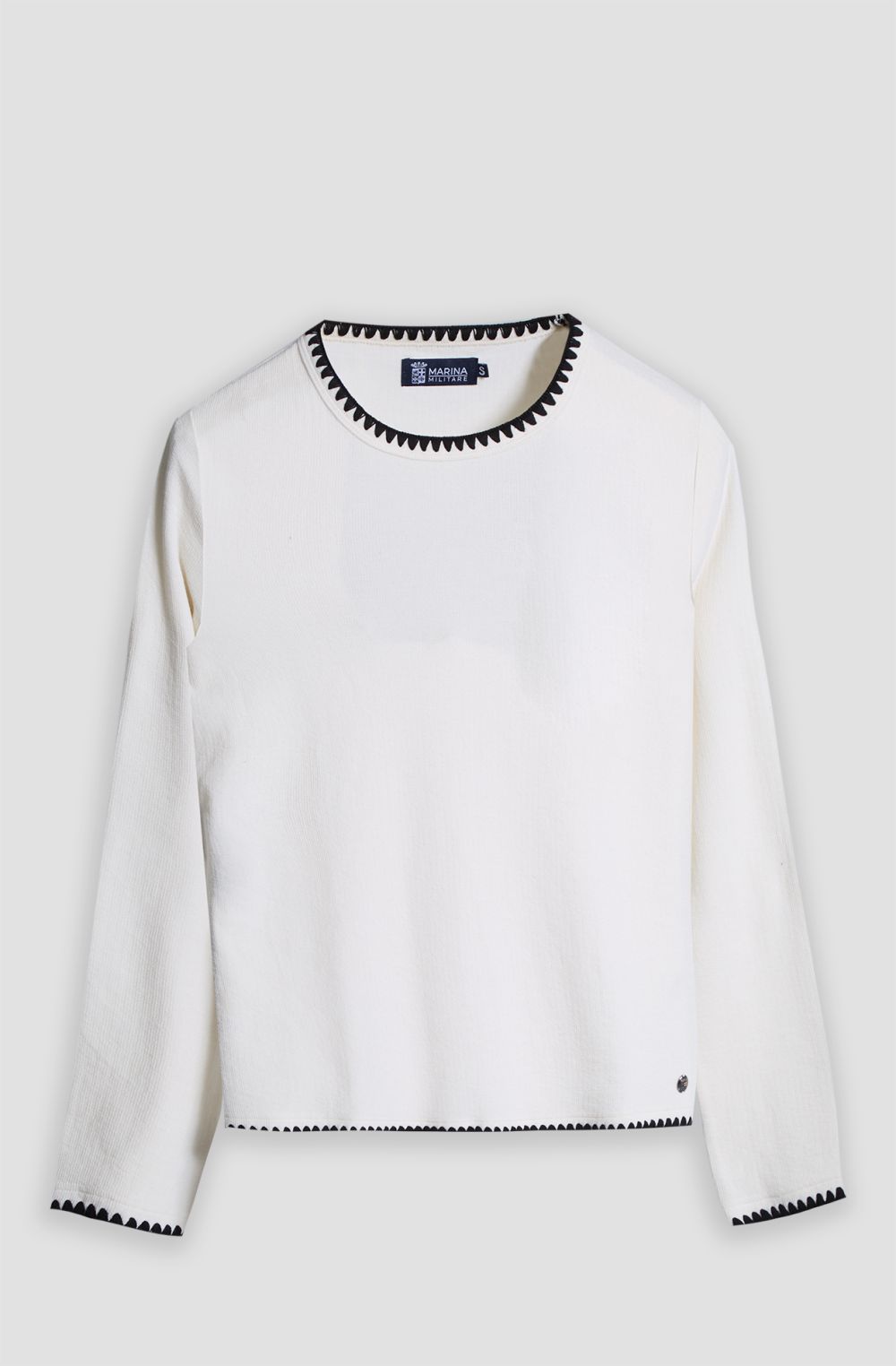Women's wide crew-neck T-shirt