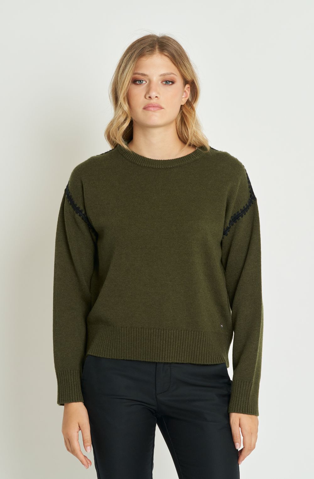 Maglia girocollo donna