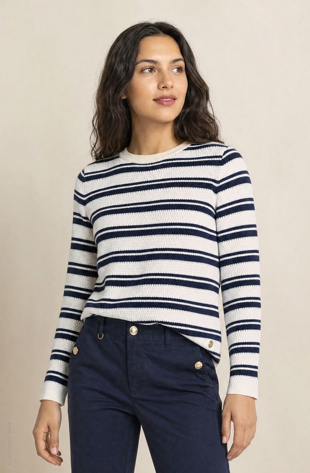 Amerigo Vespucci women's crew-neck sweater