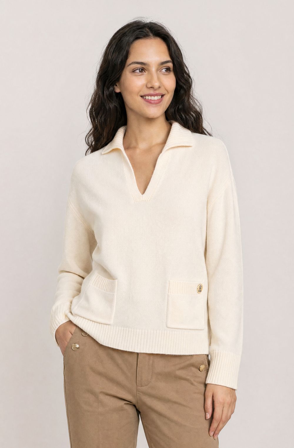 Amerigo Vespucci women's polo sweater