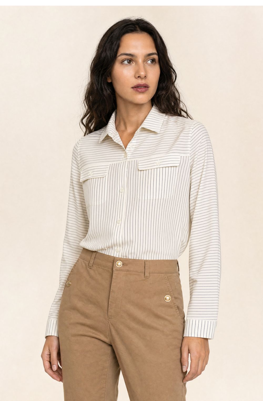 Amerigo Vespucci women's shirt with pockets