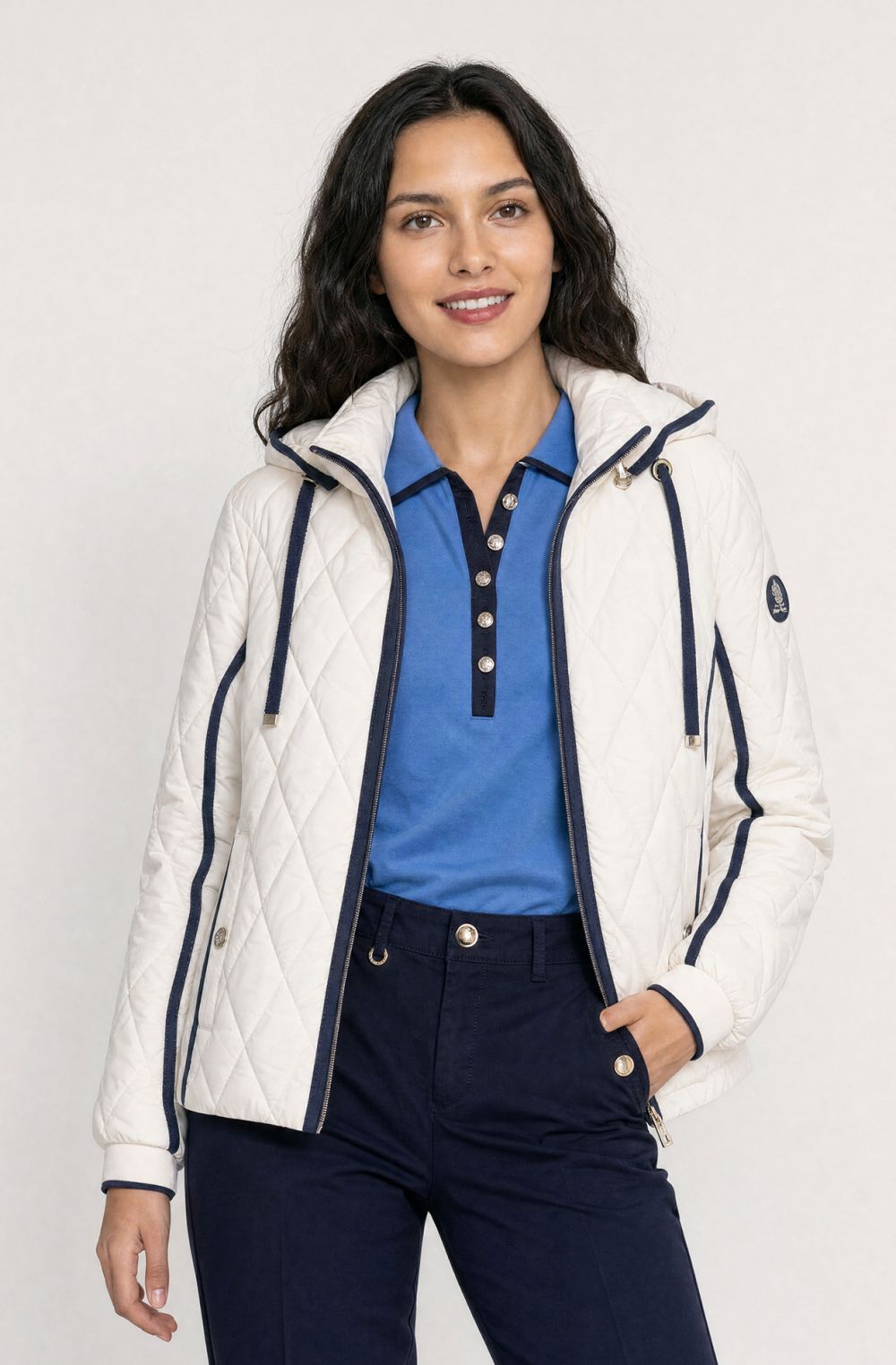 Amerigo Vespucci women's diamond-quilted jacket