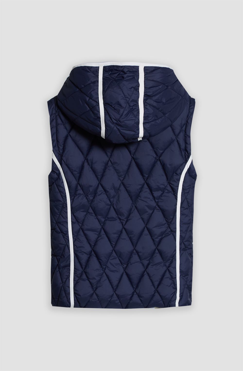 Amerigo Vespucci women's gilet with fixed hood