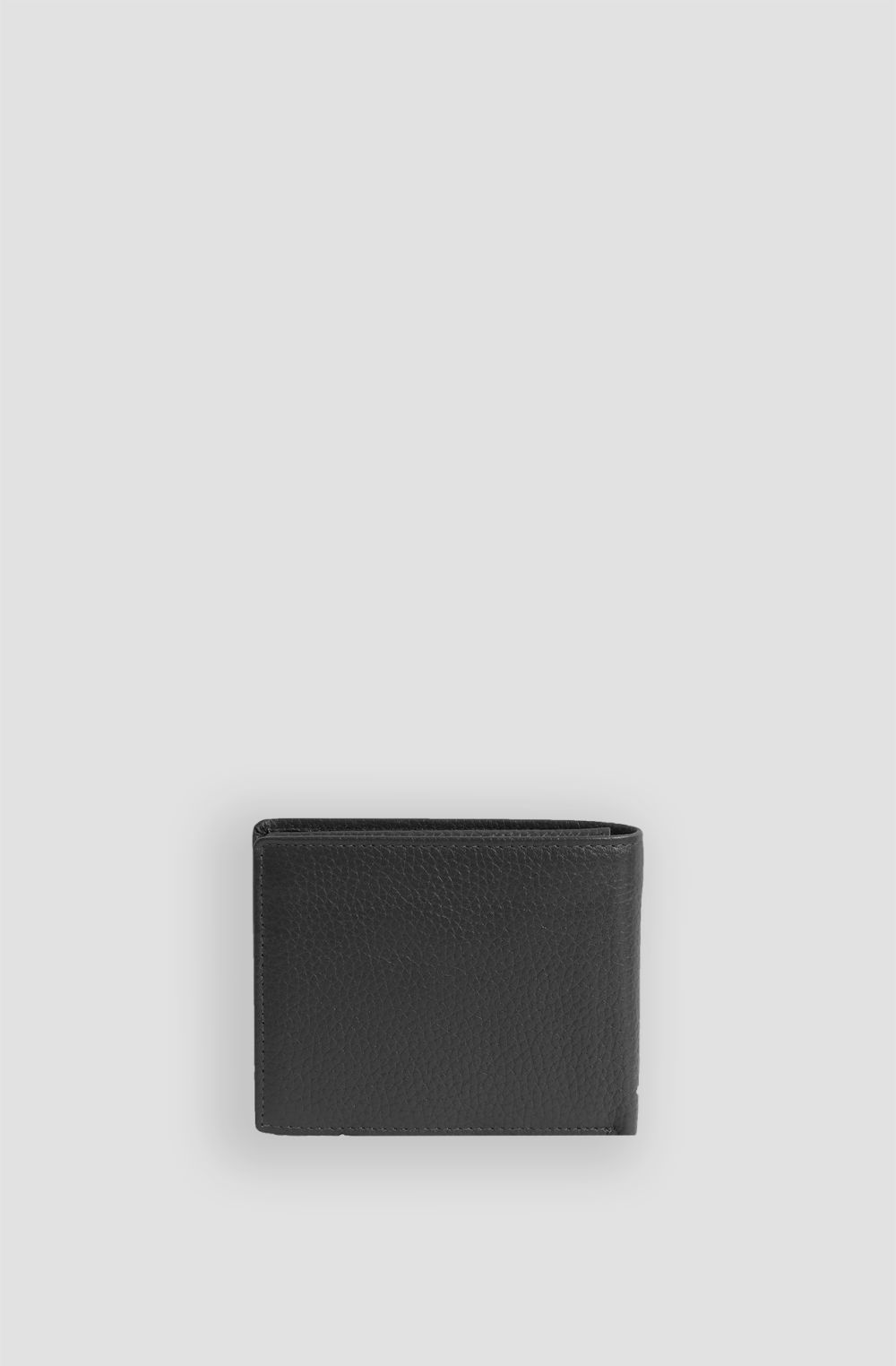 Men's hammered leather wallet with document holder
