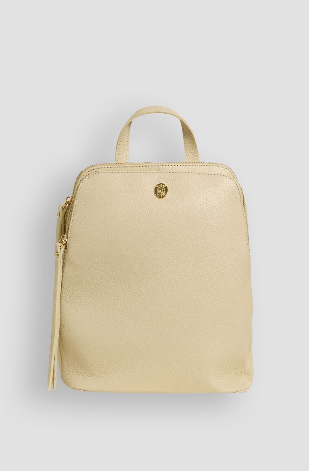 Women's Hammered Leather Backpack