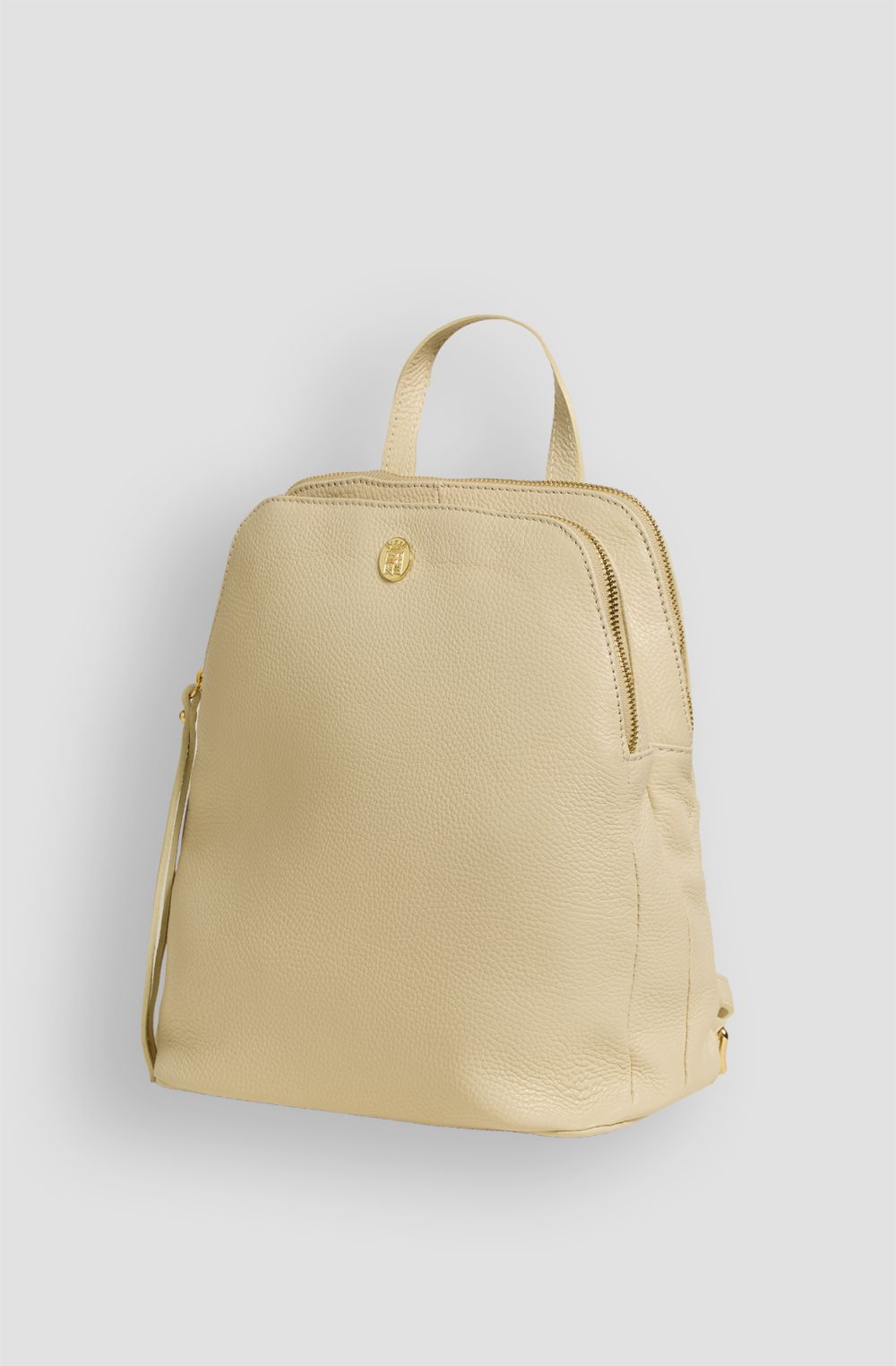Women's Hammered Leather Backpack