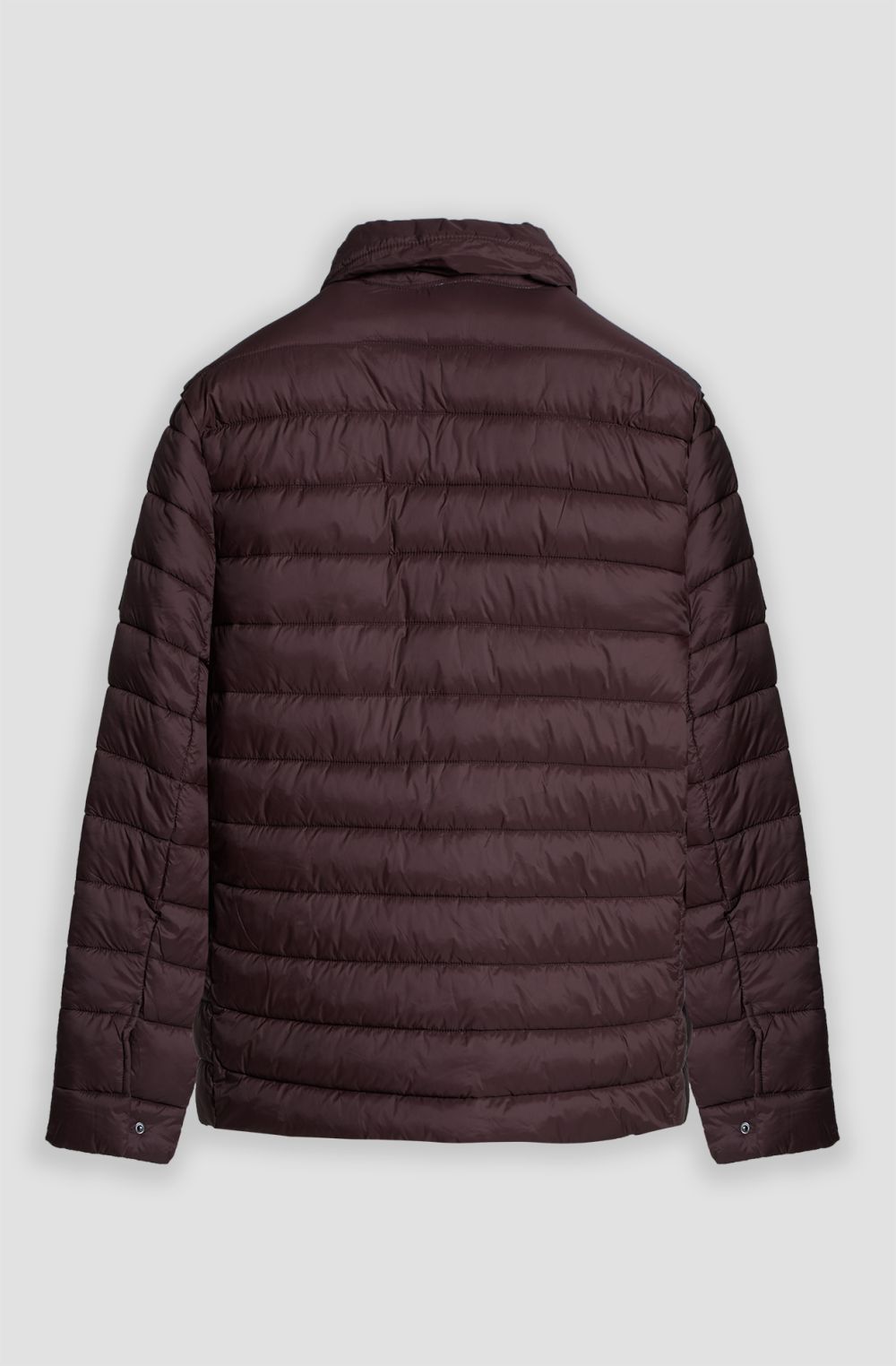 Men's coat with shirt collar
