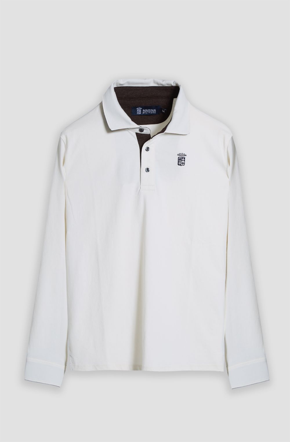 Polo uomo con colletto alla francese