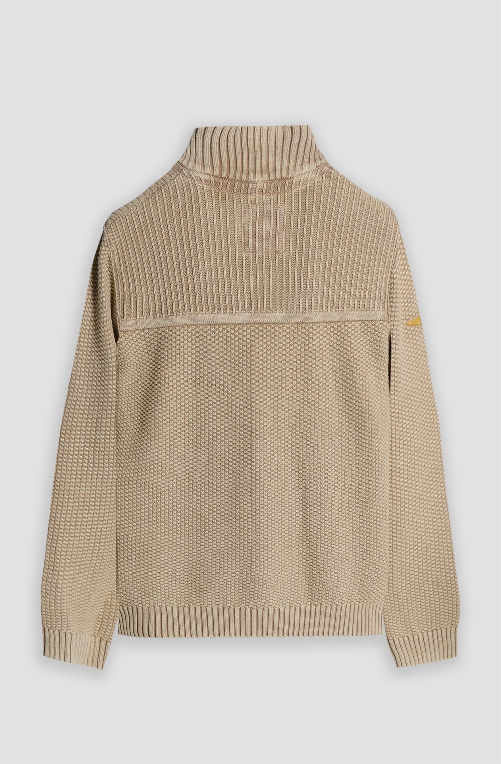 Aviazione Navale men's full-zip sweater in brushed cotton