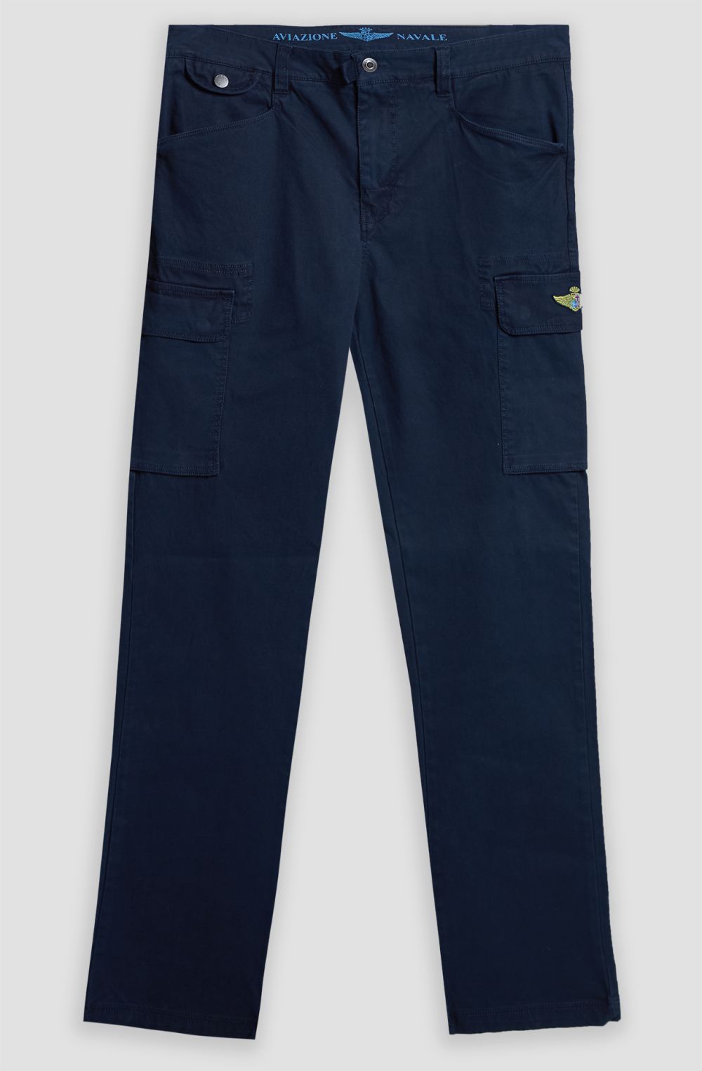 Aviazione Navale men's cargo trousers in structured cotton