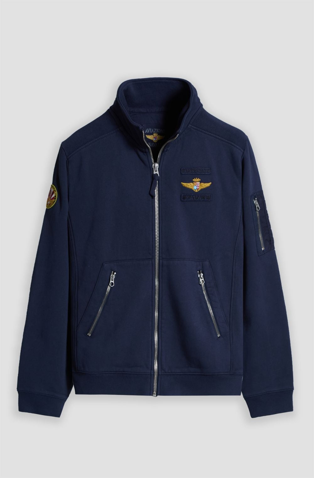 Felpa full zip uomo Aviazione Navale