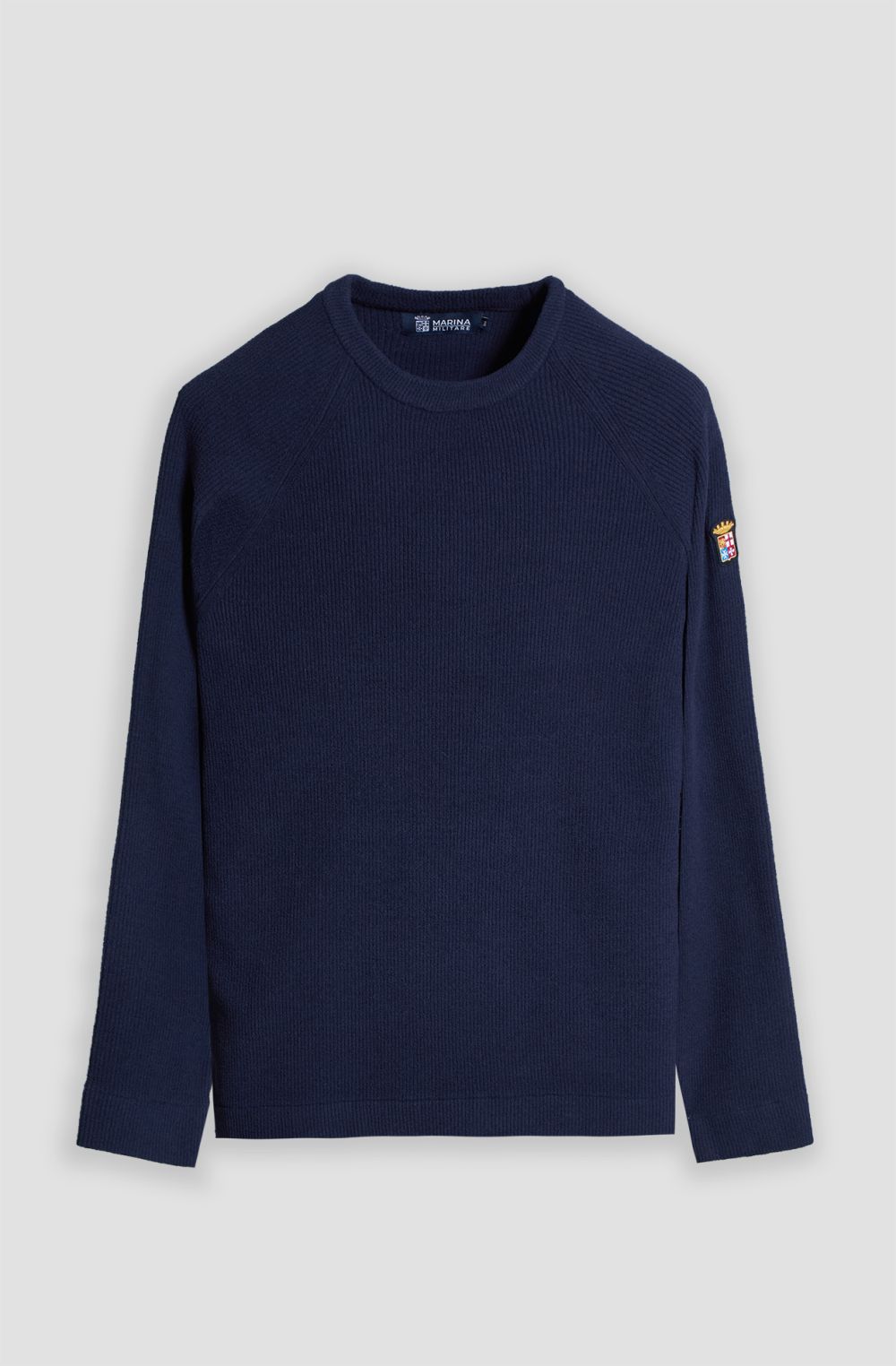 Maglia giroccollo uomo manica raglan