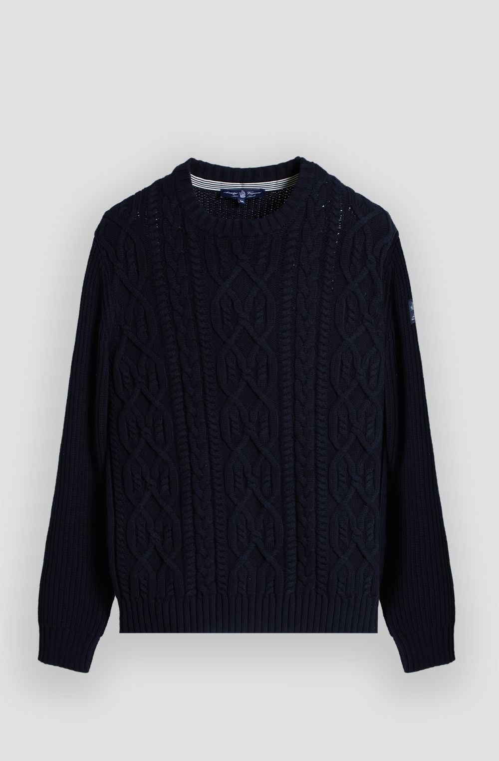 Maglia girocollo uomo Amerigo Vespucci a trecce