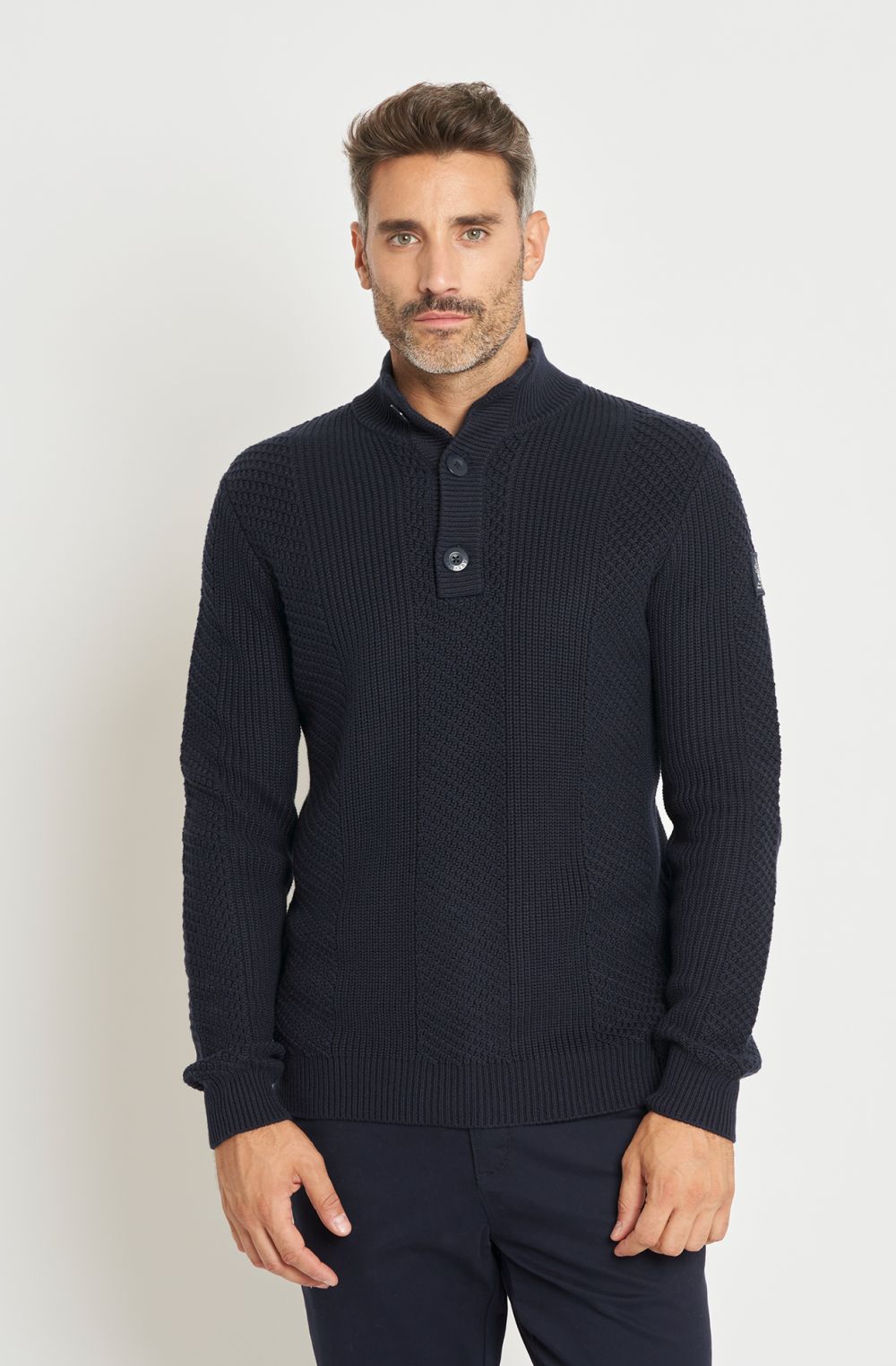 Amerigo Vespucci men's turtleneck sweater in warm cotton