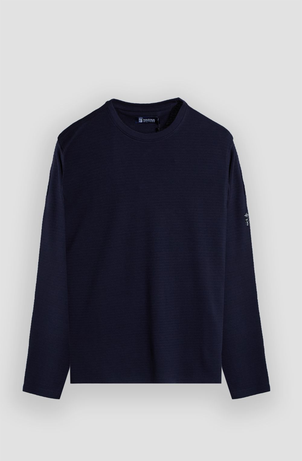 T-shirt manica lunga uomo con logo ricamato