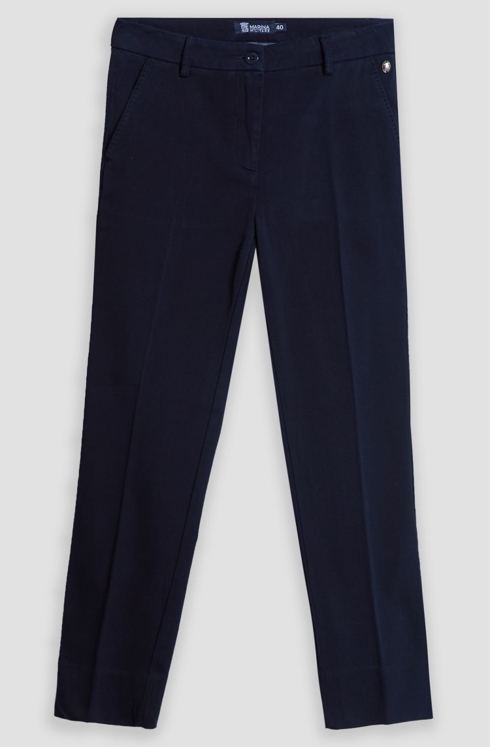 Pantalone chino donna in heavy twill