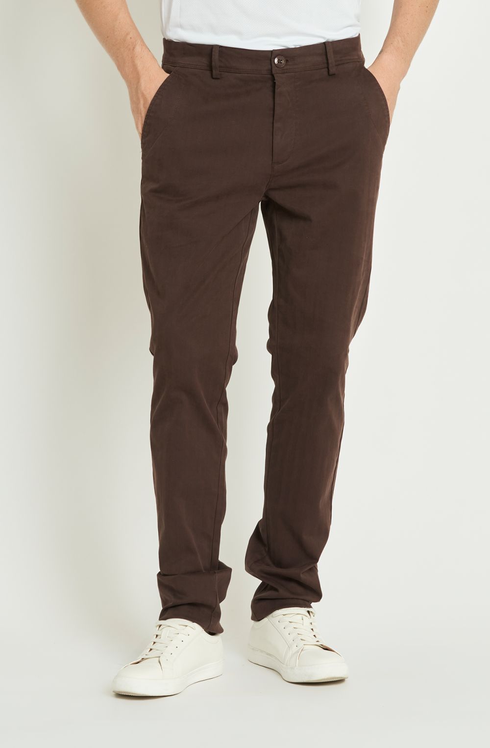 Pantalone uomo elasticizzato modello slim fit
