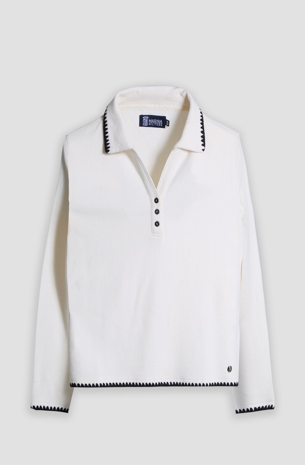 Women's V-neck polo shirt