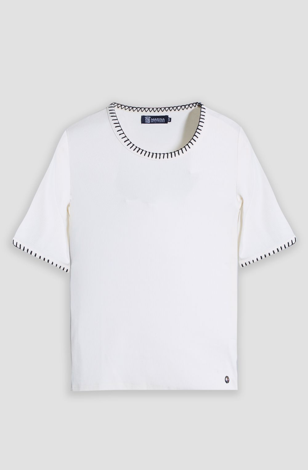 T-shirt donna mezza manica in cotone