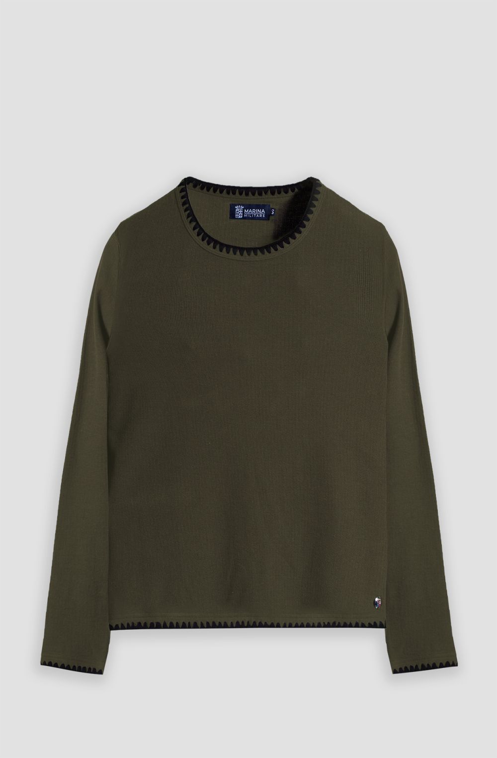 Women's wide crew-neck T-shirt