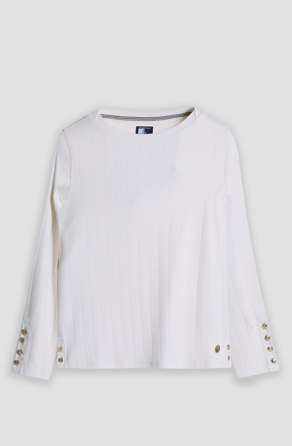 Amerigo Vespucci women's boat-neck T-shirt