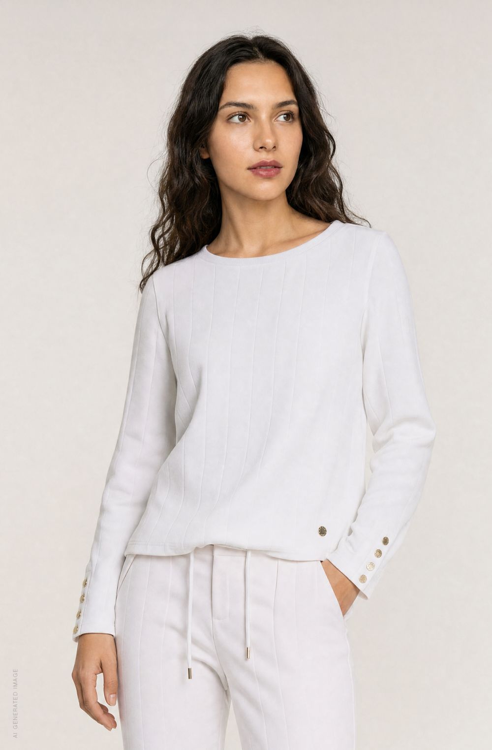 Amerigo Vespucci women's boat-neck T-shirt