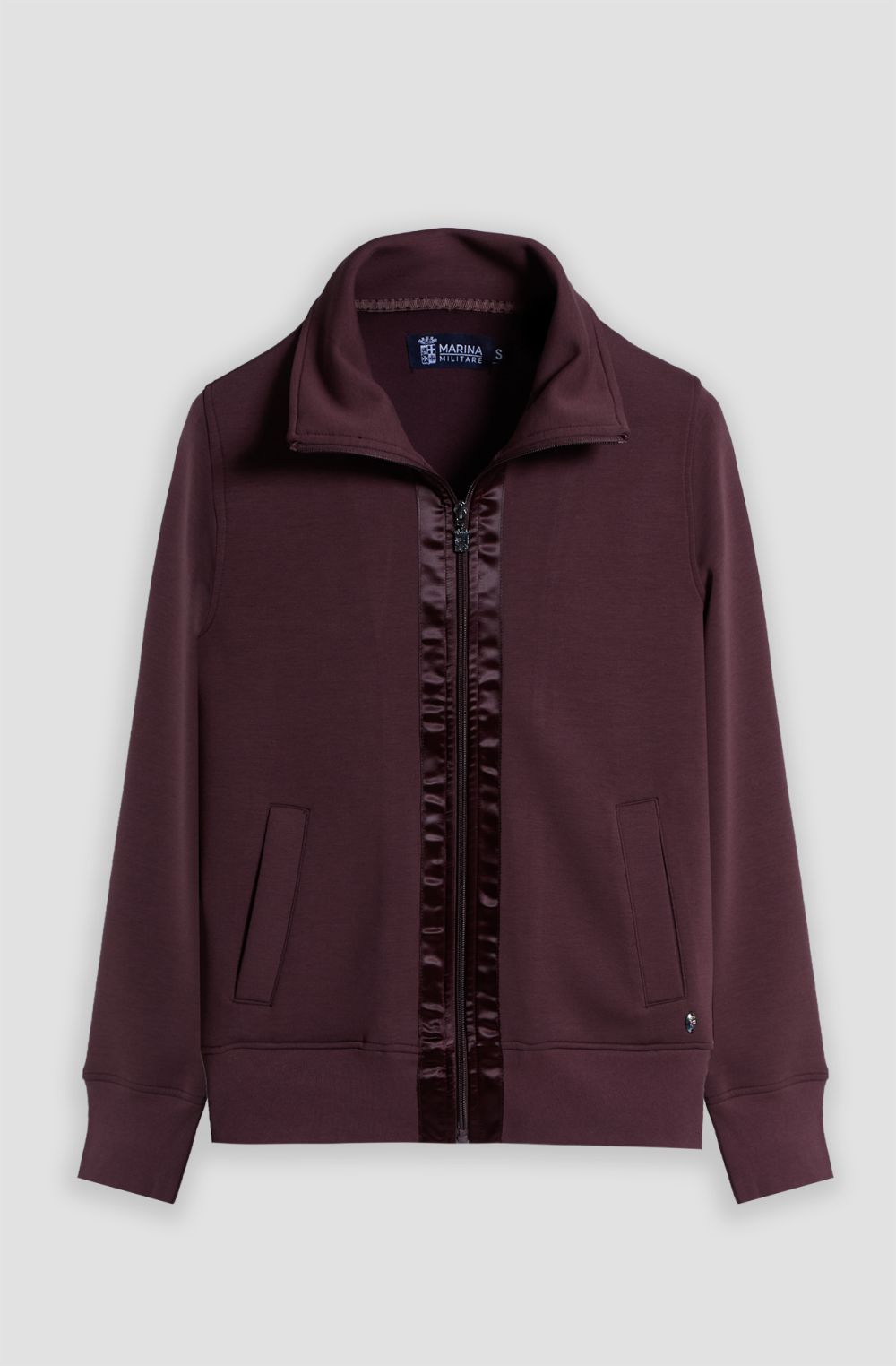 Felpa full zip donna in microfibra