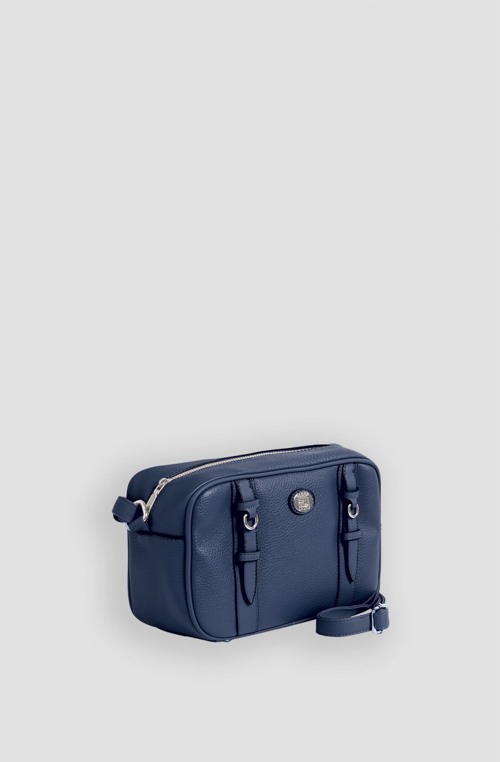 Women's faux leather bowling bag