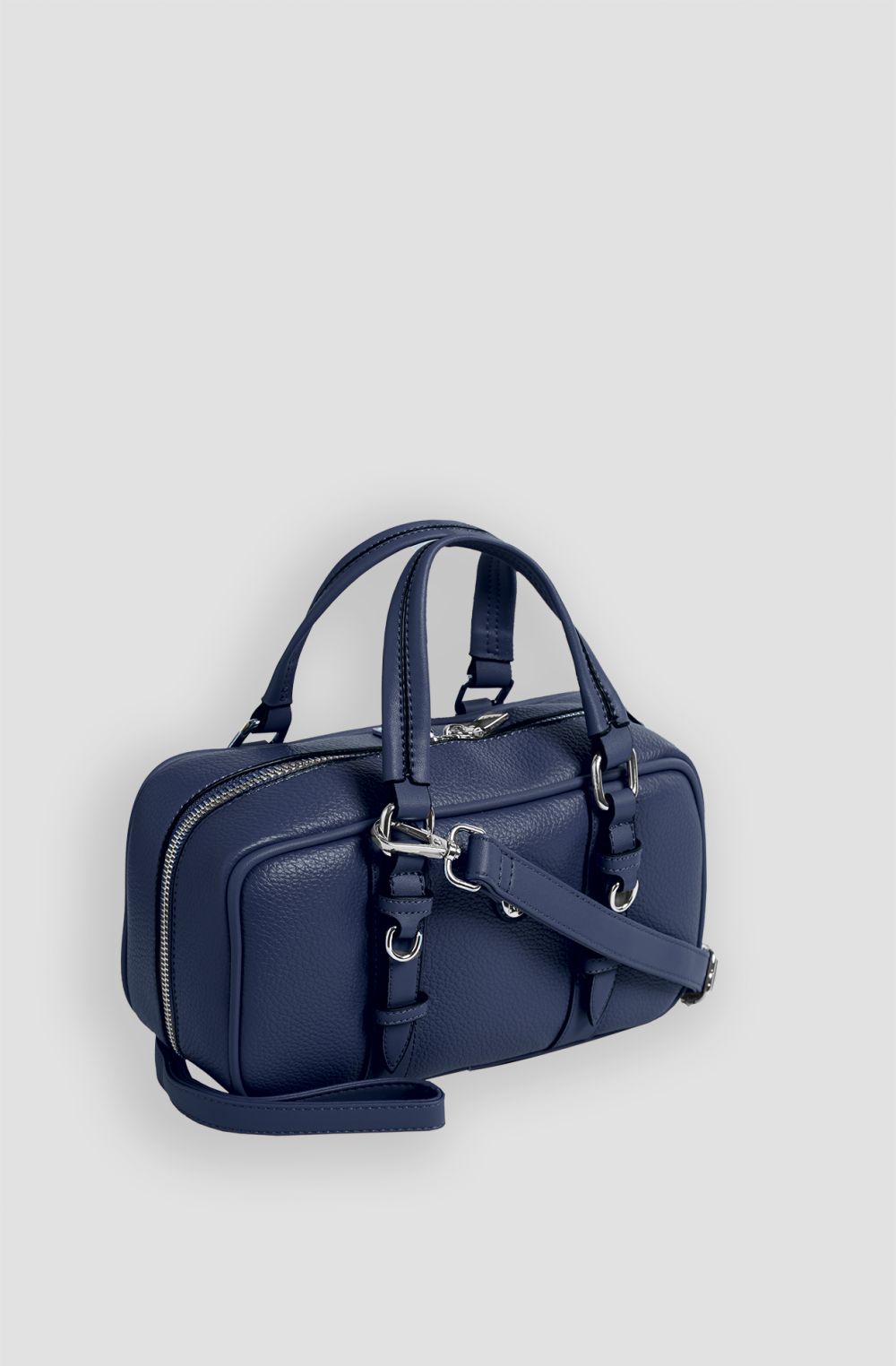 Borsa a bauletto con manici donna in ecopelle
