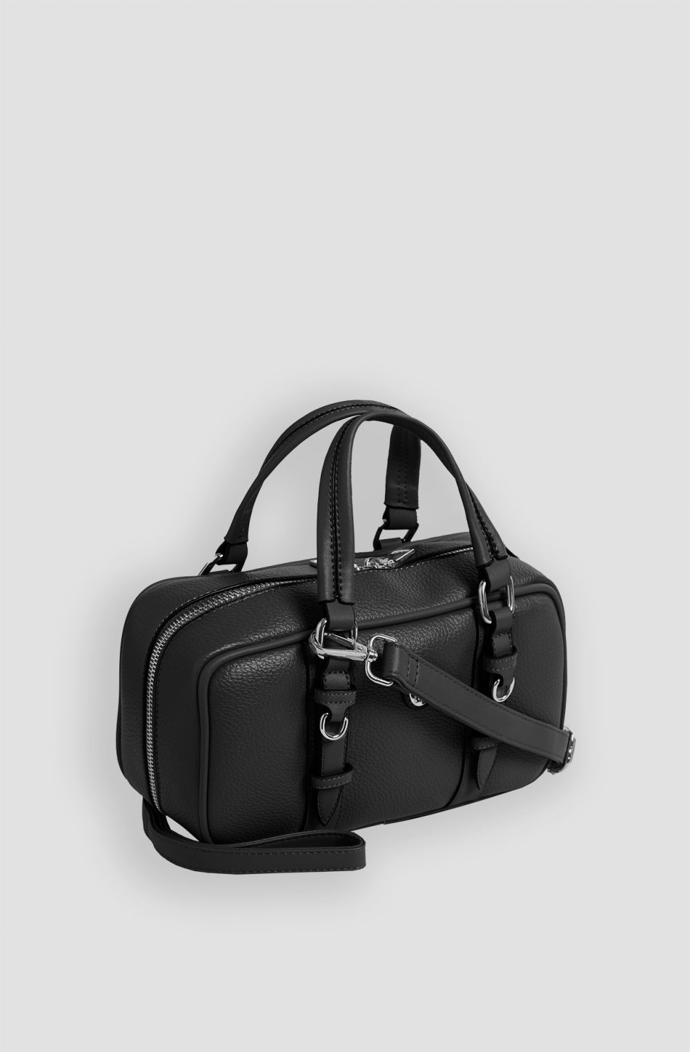 Borsa a bauletto con manici donna in ecopelle