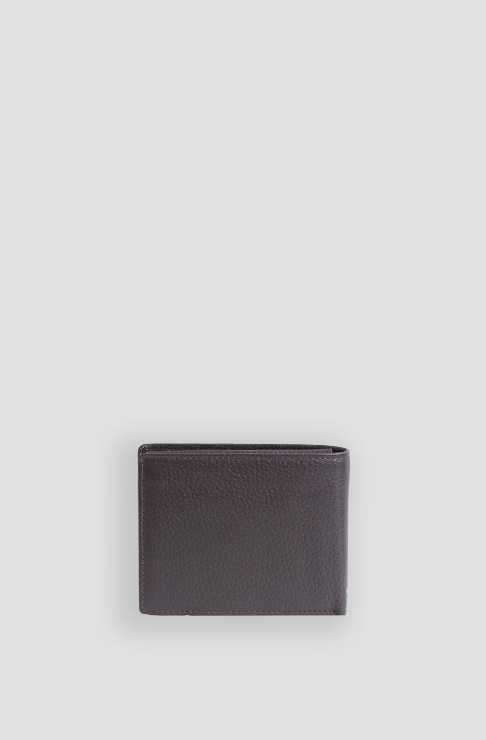 Men's hammered leather wallet with document holder