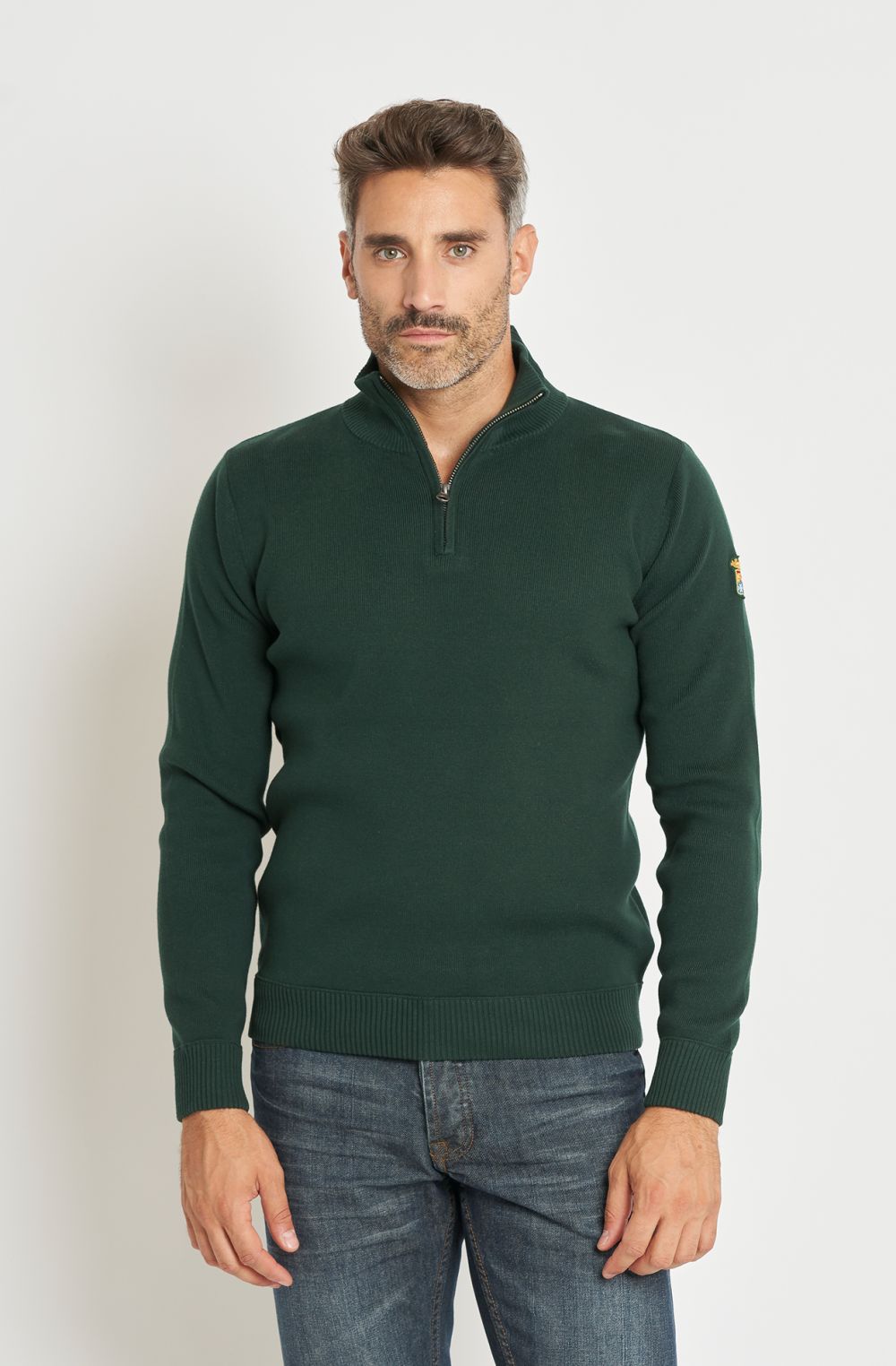 Maglia a collo alto uomo Essential in caldo cotone